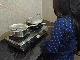 Your very first-ever agonizing ass fucking foray and penetrated and dual penetration with your Indian maid - HD audio