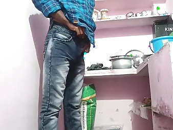Nasty Japanese maid in high high-heeled shoes dominates kitchen with balloon have joy and indian foot fetish