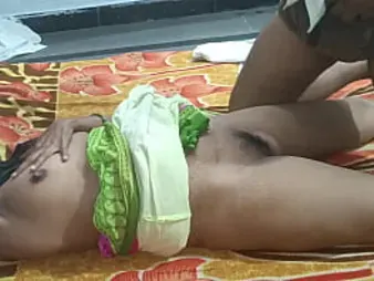 Desi Super-steamy Cpl & Desihot1 get their unshaved vaginas creamed in Pov homemade action