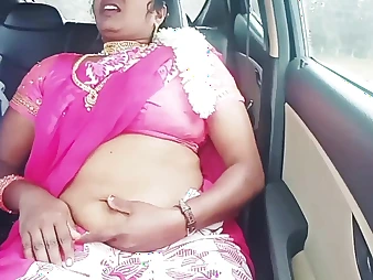 Molten COUGAR in a truck fucky-fucky with her Indian paramour