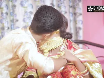 Ady's first-ever time with Indian Bhabhi Bebo - Suhaagraat gets a jizm shot on her face