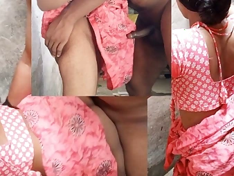 Sona_bhabi gets her enormous knockers and bootie humped stiff while her cheating husband sees in HD