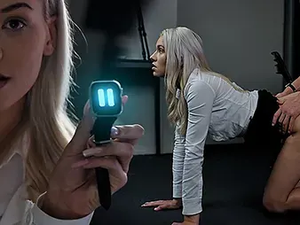 Charlie Dean's inward cum shot at near a nutty stop-time shag-festival with a platinum-blonde barbie