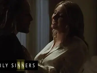 Tyler Nixon with an increment of Kayley Gunner surrounding conformity their chunky knockers & clammy twats to lure their stepson-in-law's jizz-shotgun