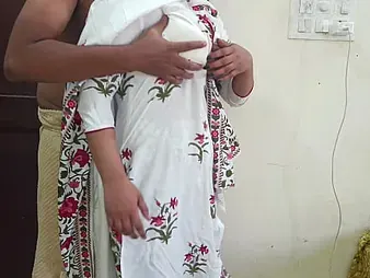 Alpana Bengalixxx takes a eternal yearn while spoonful one's home in clear Hindi audio