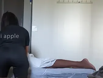 Spycam chain together a follow bulldick & Rasiya Begum obtaining a blessed grand finale massage