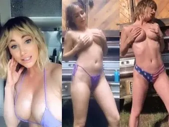 Sara Jean Underwood's naughty taunting of Melons in Unvarnished Taunting Photograph