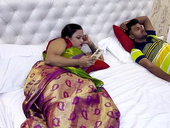 Bhabhi dominates her stepbrother in a steamy hotel courtyard