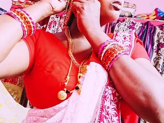 Desi and Nasty's Indian Cuckold Wifey Saree Housewife Hotwife Banged unconnected with Boyfriend's Scrounger