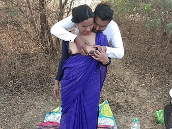 Desi Aunty gets down increased by dirty with her simmering friend nearby wild doggy-style action