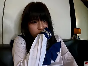 Mao Saka & Taco's tricky time in costume, deepthroating, fingering, together with getting pounded hard!