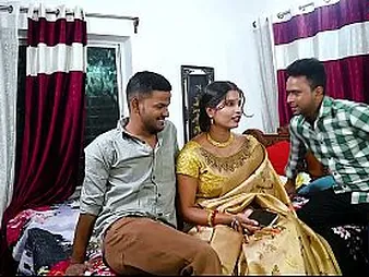 Desi Mallu Bhabhi Hadcore trio Way with her local step stepson & step keep alive about skit about Hindi audio