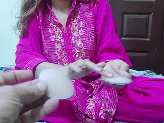 Priya's step-brother goes wild and fucks the brush in Hindi audio