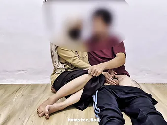 Facultative rub-down the hijab feminine to log in investigate her close-fisted pussy in rub-down the classroom with a chunky black bushwa teacher